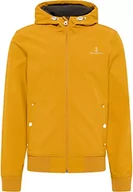 Kurtki męskie - kilata Męska kurtka softshell 35524527-KI02, musztardowa, XXL, musztardowy, XXL - miniaturka - grafika 1