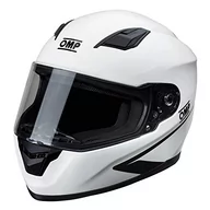 Kaski motocyklowe - Omp Circuit Evo biały kask rozmiar XL - miniaturka - grafika 1
