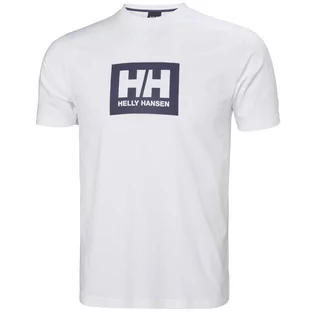 Koszulki męskie - Męska koszulka Helly Hansen BOX T-SHIRT white - grafika 1