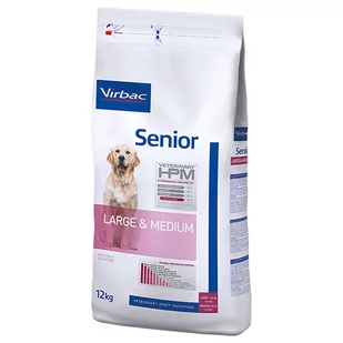Virbac Veterinary HPM Senior Large & Medium dla psów - 12 kg - Sucha karma dla psów - miniaturka - grafika 1