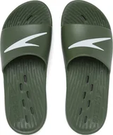 Klapki i japonki męskie - Speedo Klapki Basenowe Męskie Speedo Slide Dark Green R.39 - miniaturka - grafika 1