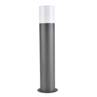 Lampy ogrodowe - Polux Słupek ogrodowy 44cm 1X12W E27 DALLAS grafit 315977 IP44 SANICO 315977 - miniaturka - grafika 1