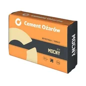 Zaprawy budowlane - Cement MOCNY (CEM II/A-V 42,5 R) 25 kg Cement Ożarów - miniaturka - grafika 1