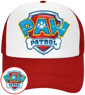 Czapki i chusty sportowe męskie - CZAPKA Z DASZKIEM PSI PATROL DLA DZIECI SIATKA CZERWONA BEJSBOLÓWKA - miniaturka - grafika 1