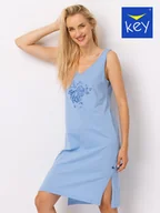 Piżamy damskie - KOSZULA KEY LND-550 A25 (kolor niebieski, rozmiar M) - miniaturka - grafika 1