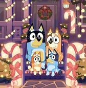 Puzzle - PUZZLE BLUEY BLU PIESEK A3 252 el z Nadrukiem + IMIĘ #34 - miniaturka - grafika 1