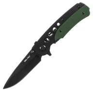 Noże - Nóż składany Mil-Tec One-Hand Black Olive - miniaturka - grafika 1