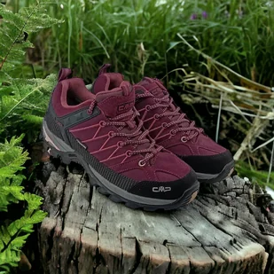 Damskie niskie buty trekkingowe CMP Rigel Low bordowe Rozmiar: 38 - Buty trekkingowe damskie - miniaturka - grafika 12