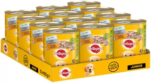 Pedigree Junior Classic 12 X 400 G - Drób I Ryż - Mokra karma dla psów - miniaturka - grafika 1