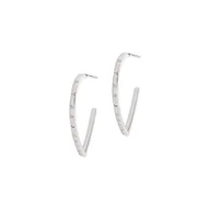 Biżuteria dla dzieci - Srebrne kolczyki 925 napis Star Shine - miniaturka - grafika 1