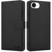 Etui i futerały do telefonów - Etui TECH-PROTECT Wallet do Apple iPhone 16e Czarny - miniaturka - grafika 1