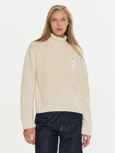 Tommy Hilfiger Golf WW0WW43094 Écru Regular Fit - Swetry damskie - miniaturka - grafika 1