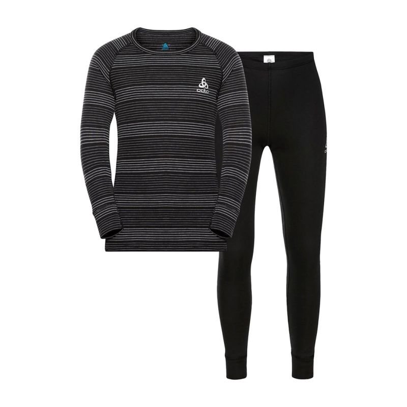 Bielizna termoaktywna - zestaw Odlo Set ACTIVE WARM Special Set roz. L Ciemnoszara