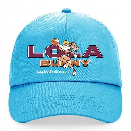 Czapka Dziecięca Daszek LOLA BUNNY Dla Fana Kreskówek Wzory Niebieska