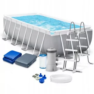 Intex Basen stelażowy Prism prostokątny 488 x 244 x 107 cm - zestaw 26792 - Baseny ogrodowe - miniaturka - grafika 1