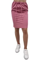 Spódnice - Spódnica medyczna brudny róż casual premium roz. M - miniaturka - grafika 1