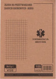 Zgoda na przetwarzanie danych osobowych - RODO [Mz/Og-1] - Druki akcydensowe - miniaturka - grafika 1