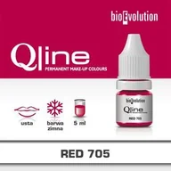 Pozostałe akcesoria kosmetyczne - Pigment Bioevolution Red 705 - Qline - 5ml - miniaturka - grafika 1