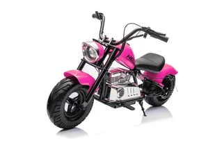 Pojazd Motorek Chopper Warrior Różowy - Samochody i pojazdy dla dzieci - miniaturka - grafika 1