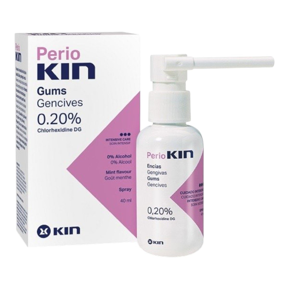 KIN PerioKIN Spray z chlorheksydyną 0,20% na stany zapalne dziąseł