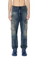 Spodnie męskie - jeans uomo diesel d-krooley a09731 068ds 01 - miniaturka - grafika 1