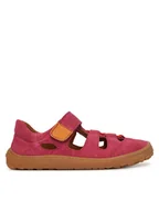 Buty dla dziewczynek - Froddo Sandały Barefoot Elastic Sandal G3150262-12 D Różowy - miniaturka - grafika 1