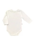 Body dla niemowląt - Niemowlęce body na długi rękaw kremowe Nicol r.92 - miniaturka - grafika 1