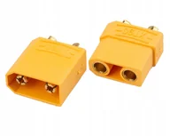Gniazdka elektryczne - XT90 KONEKTOR PARA XT-90 WTYK GNIAZDO WTYCZKA 120A - miniaturka - grafika 1