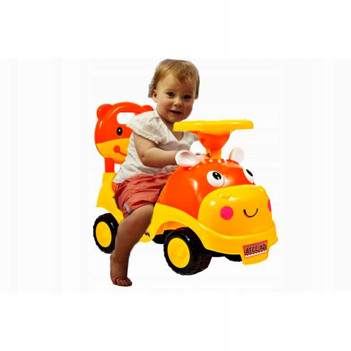 JEŹDZIK CHODZIK PCHACZ HIPCIO OTWIERANY BAGAŻNIK