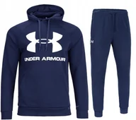 Dresy męskie - UNDER ARMOUR OCIEPLANY MÄSKI DRES BAWEĹNA BLUZA SPODNIE / rozm L - miniaturka - grafika 1