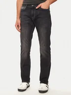 Spodnie męskie - Mustang Jeansy Vegas 1015498 Szary Slim Fit - miniaturka - grafika 1