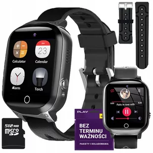 KidWatch A5s GameWatch Czarny - Smartwatch - miniaturka - grafika 1