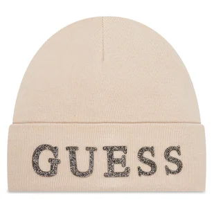 Czapka Guess AW5398 POL01 Beżowy - Czapki damskie - miniaturka - grafika 1