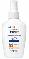 Balsamy i kremy do opalania - Spray przeciwsłoneczny Denenes Solar Protective Milk Spray SPF50+ Sensitive Skin 100 ml (8411135488694) - miniaturka - grafika 1