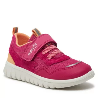 Buty dla dziewczynek - Sneakersy Superfit 1-006204-5510 S Pink/Orange - grafika 1