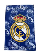 Koce i narzuty dla dzieci - REAL MADRYT Koc 100 x 150 cm Coralowy Narzuta Okrycie Laliga Licencja - miniaturka - grafika 1