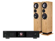 Zestawy stereo - Rotel S14 (czarny) + Response DT8 (dąb) - miniaturka - grafika 1