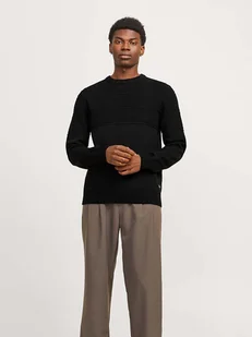 Jack & Jones Sweter w kolorze czarnym - Swetry męskie - miniaturka - grafika 1