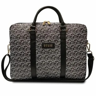 Torba na laptopa GUESS GCube Stripe do 16 cali Czarny GUCB15HGCFSEK - Torby na laptopy - miniaturka - grafika 5