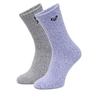 Skarpetki damskie - Skarpety Roxy CEO_AS_ROXY_06_W_AW25 (2 PACK) mix Szary - miniaturka - grafika 1