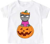 Koszulki dla dziewczynek - koszulka na dzień dyni - miniaturka - grafika 1