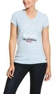 Koszulki jeździeckie - ARIAT Koszulka SCRIPT LOGO SS20 - cashmere blue - miniaturka - grafika 1