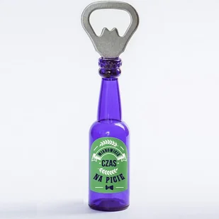 Otwieracz do butelek magnes - Mianowicie czas na.. - Magnesy - miniaturka - grafika 1