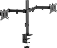 Uchwyty do monitorów - LogiLink Uchwyt biurkowy na 2 monitory 17" - 32" BP0172 - miniaturka - grafika 1