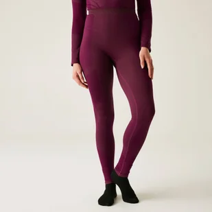 Dare 2b Bielizna termoaktywna damska legginsy In The Zone Fioletowy, Rozmiar: L/XL - Spodnie sportowe damskie - miniaturka - grafika 1
