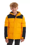Kurtki i płaszcze dla chłopców - Killtec Kurtka z kapturem dla dzieci i młodzieży, Żółty, 128 - miniaturka - grafika 1