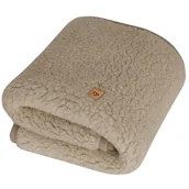 Koce i narzuty dla dzieci - Koc wełniany Nevada 100x150cm brown - miniaturka - grafika 1