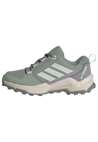 adidas Uniseks - dzieci TERREX AX4R HIKING SHOES, Silver Green/Linen Green/Preloved Fig, 38 EU