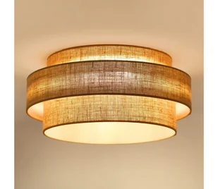 Brilagi - LED Plafon SPACE YUTE LED/12W/230V śr. 50 cm beżowy - Lampy sufitowe - miniaturka - grafika 1