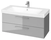 Szafki łazienkowe - Cersanit Set LARA MILLE szara 100 S801-332-DSM S801-332-DSM - miniaturka - grafika 1